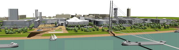 Граде ново насеље уз леву обалу Саве